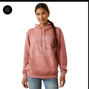 NWT Ariat Dusty Rose Hoodie Large